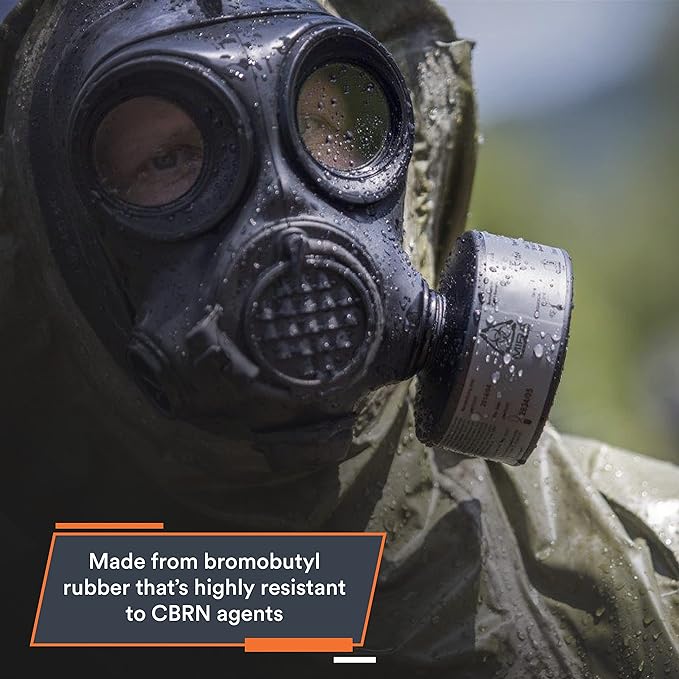 MIRA Safety CM-7M® Military Gas Mask - CBRN Protection Military Special Forces, Police Squads, and Rescue Teams
