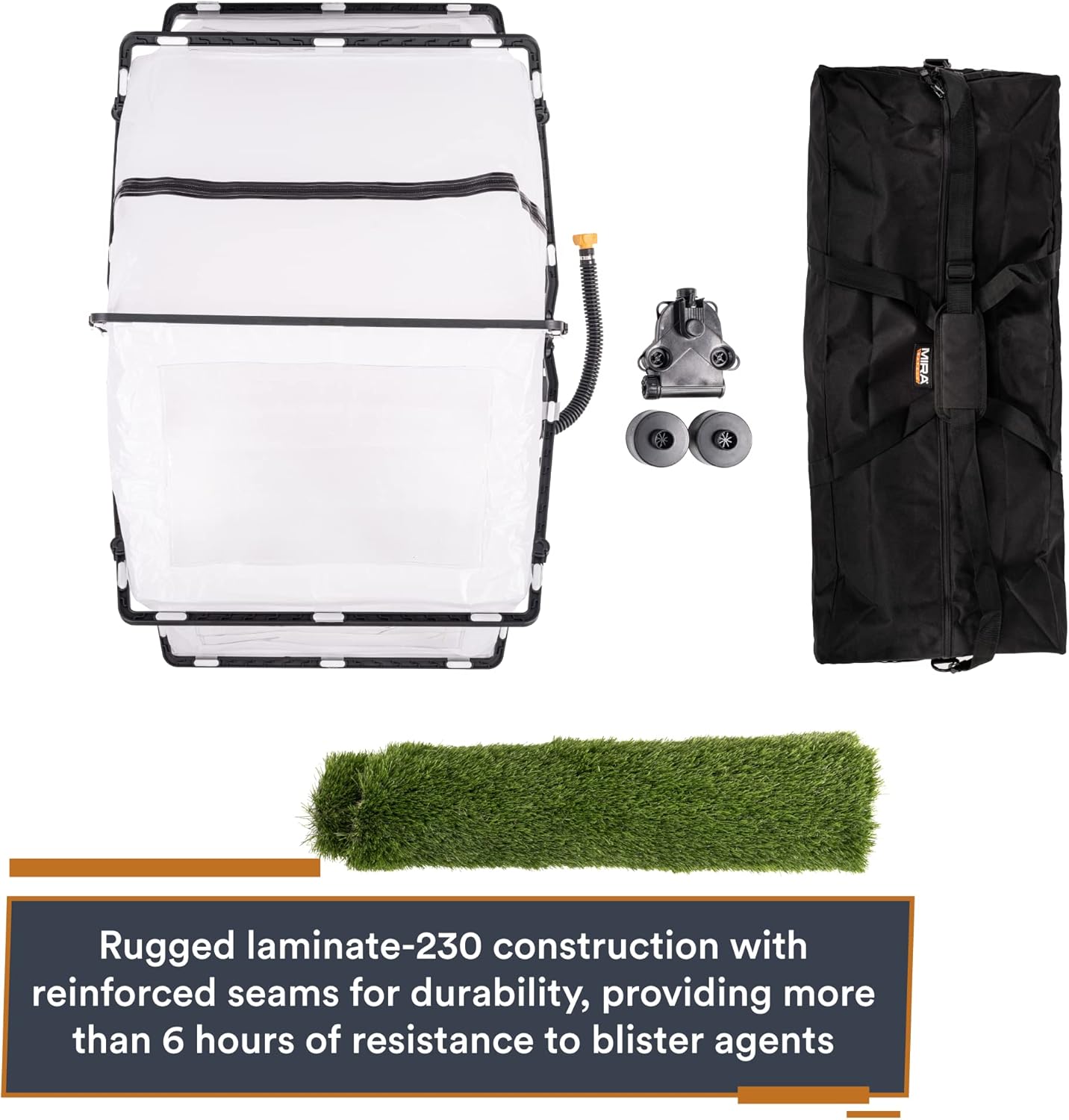 MIRA Safety First Breed Collapsible CBRN Animal Ark/ Dog Gas Mask