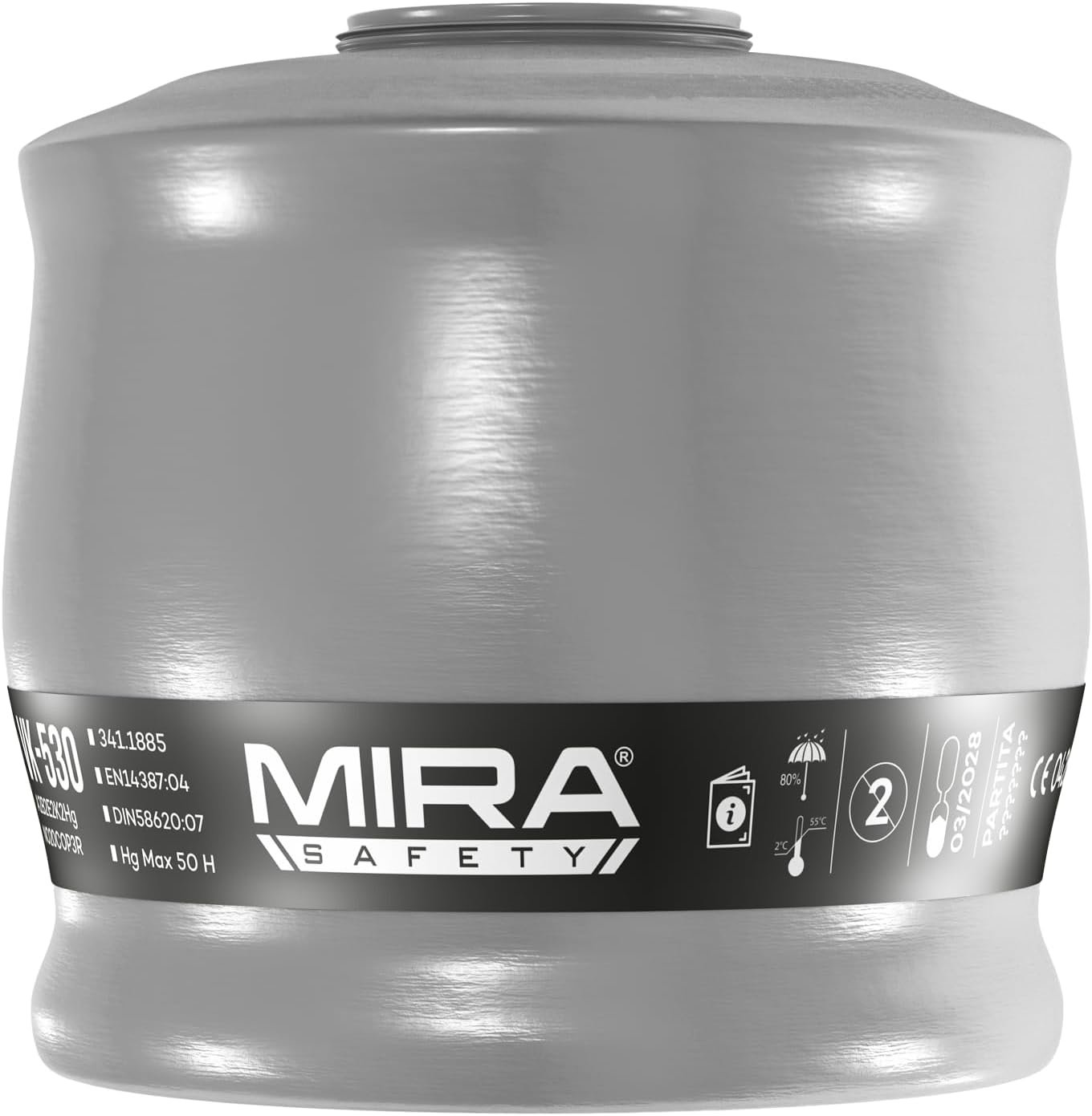 MIRA Safety VK-530 Smoke / Carbon Monoxide Filter Cartridges