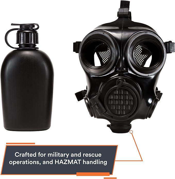 MIRA Safety CM-7M® Military Gas Mask - CBRN Protection Military Special Forces, Police Squads, and Rescue Teams