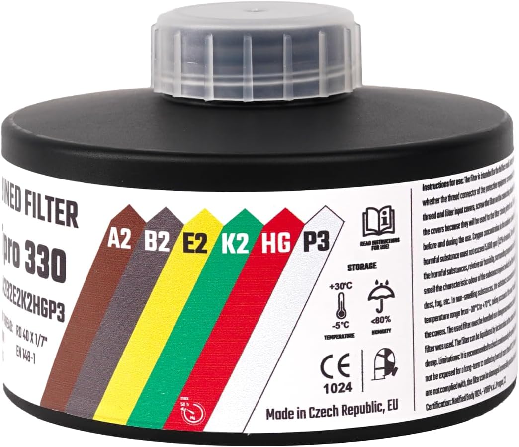 MIRA Safety DotPro 330 CBRN and Industrial Gas Mask Filter