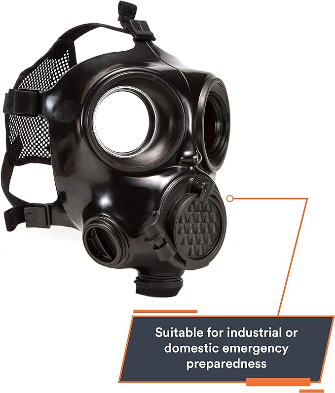 MIRA Safety CM-7M® Military Gas Mask - CBRN Protection Military Special Forces, Police Squads, and Rescue Teams