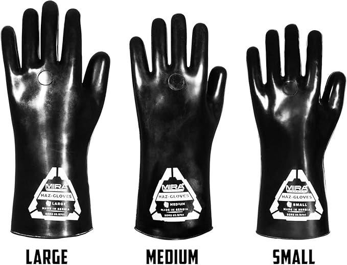 HAZ-GLOVES - Butyl Gloves for CBRN Protection