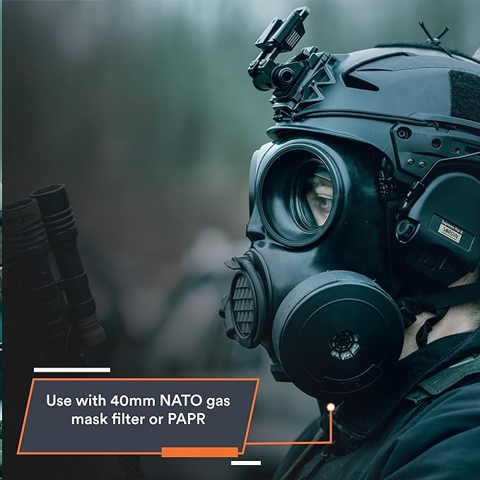 MIRA Safety CM-7M® Military Gas Mask - CBRN Protection Military Special Forces, Police Squads, and Rescue Teams