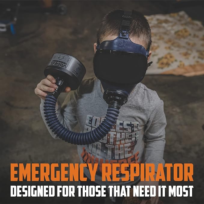 MIRA Safety MD-1 Children's Gas Mask - Full-Face Protective Respirator for CBRN Defense