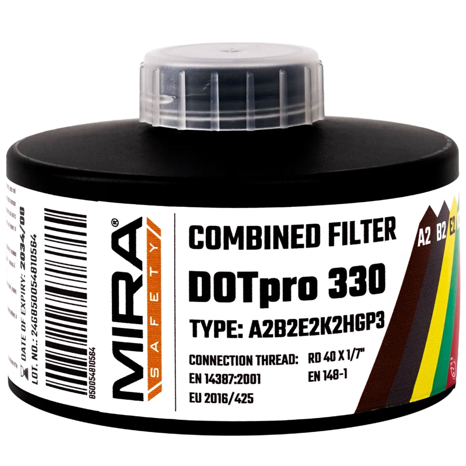 MIRA Safety DotPro 330 CBRN and Industrial Gas Mask Filter
